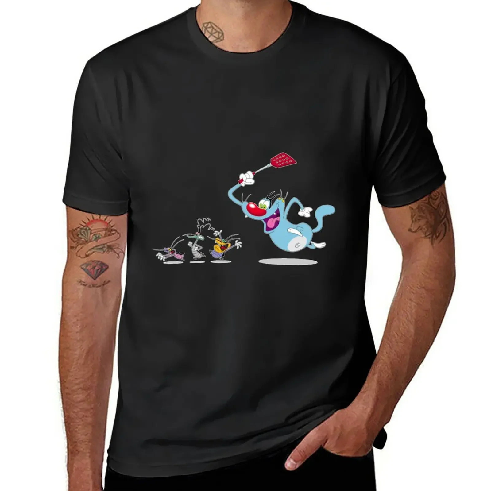 

New Oggy And The Cockroaches (88) T-Shirt customized t shirts Tee shirt summer clothes aesthetic clothes plain t shirts men