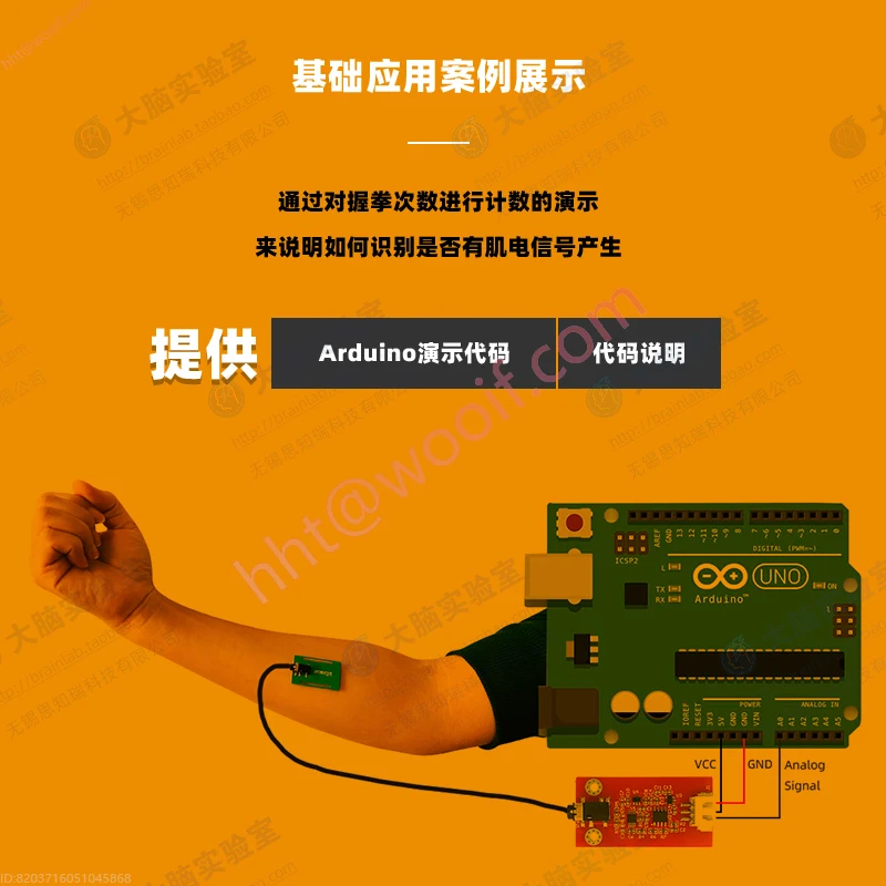 SEMG Single Channel Muscle Electrical Sensor Dry Electrode EMG Surface Signal Acquisition Module Collector Open Source