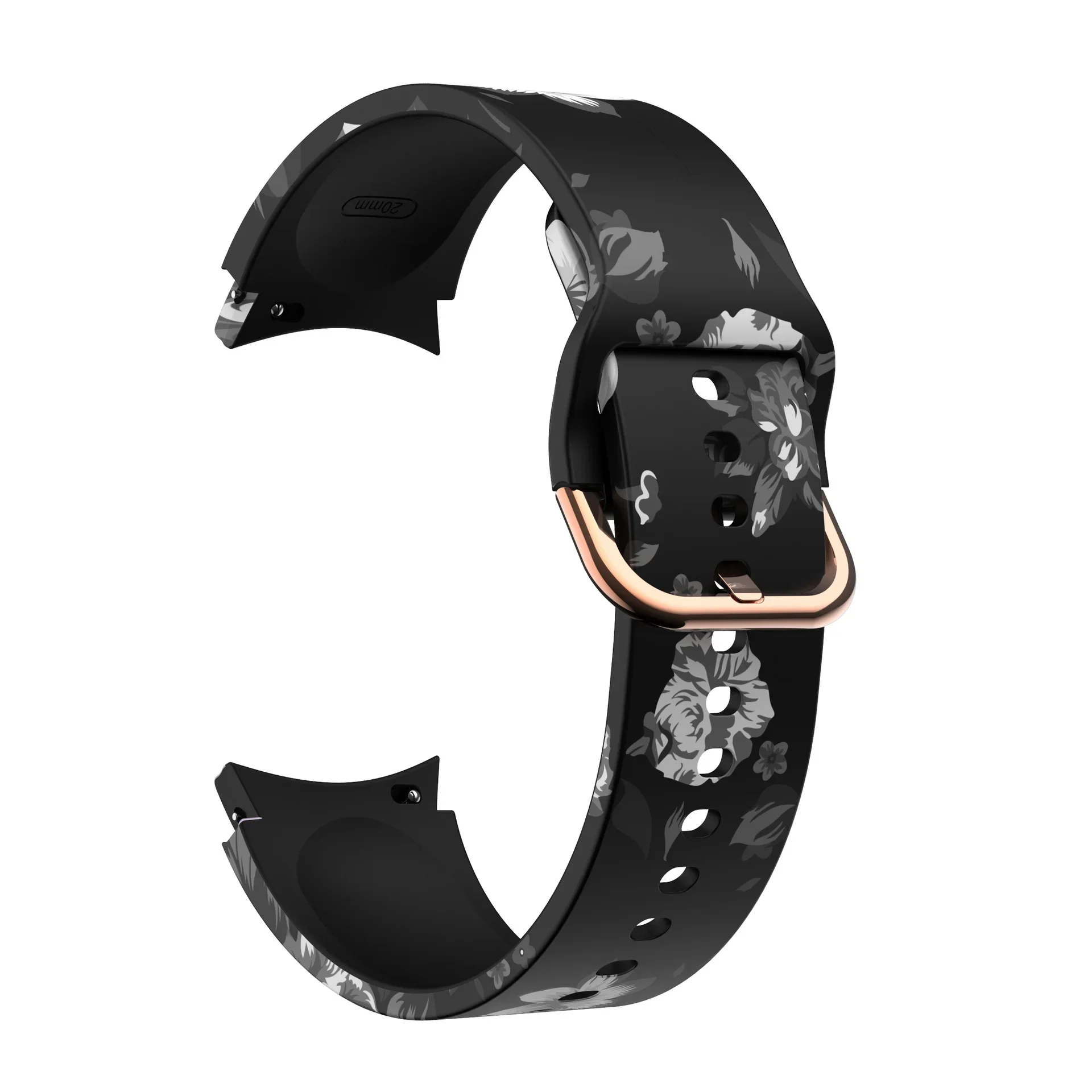 20Mm Siliconen Band Voor Samsung Galaxy Horloge 4/5/6/7 44Mm 40Mm 6 4 Klassieke 47Mm 43Mm 46Mm Pro 45Mm Polsband Galaxy Horloge 6 Band