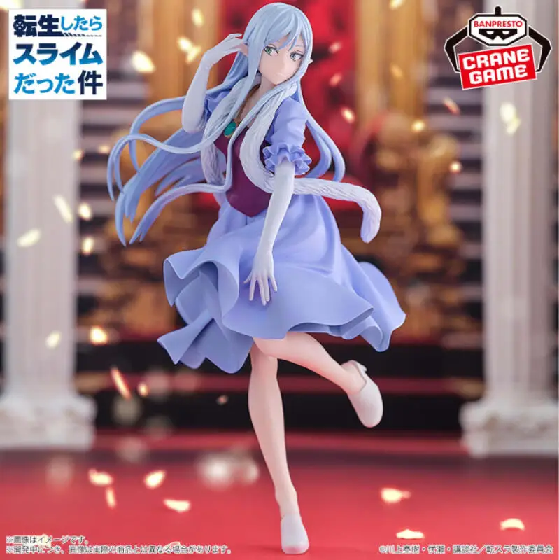 Bandai Original Banpresto That Time I Got Reincarnated As A Slime Elmesia El Ru Action Figures Anime Cartoon Dolls Models Statue