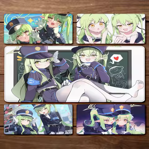 XXL Mouse Pad Blue Archive Tachibana Twins Gir Mousepad Anime Mouse Pad GamerDesk Gaming LaptopAccessories teclado mat 900x400mm