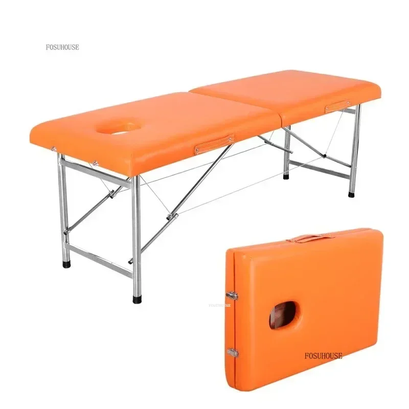 Professional Beautician Stretcher Beauty Table Economic Portable Lashists Cosmetology Couch Clinic Folding Foldable Massage Beds