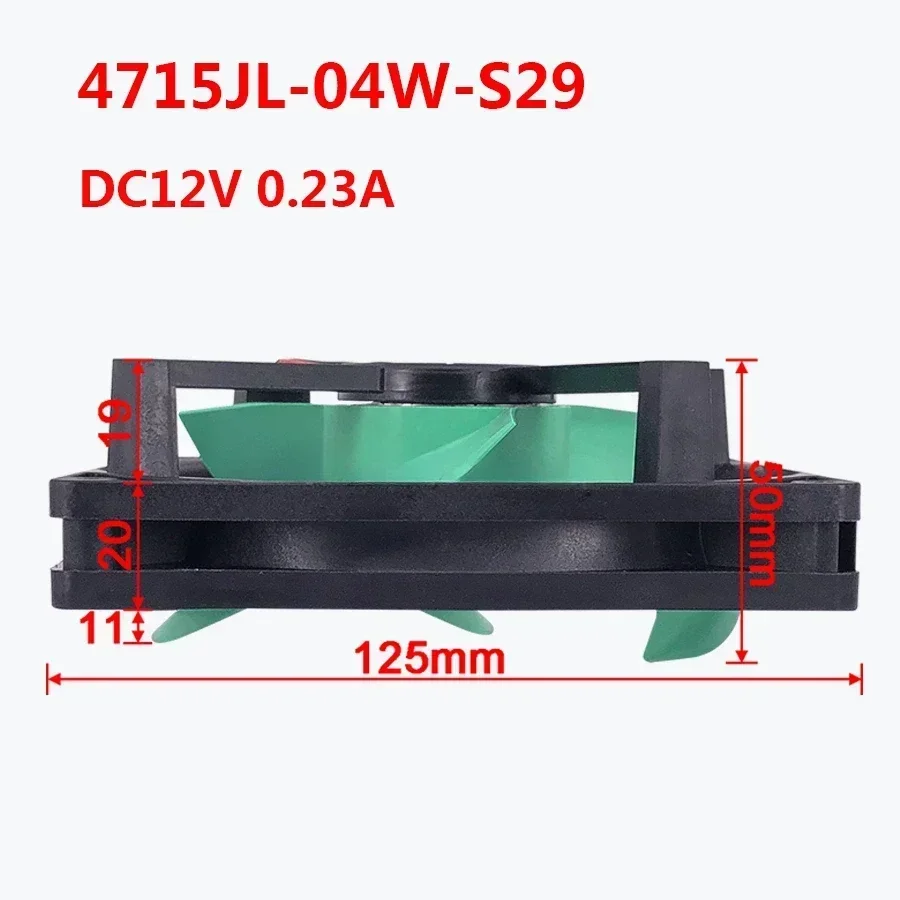 1PCS Suitable for Panasonic Midea Refrigerator Cooling Fan MODEF 4715JL-04W-S29 0.23A  DC12V