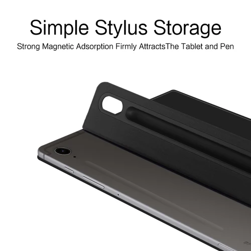 Imagen 2 del producto Para Samsung Galaxy Tab S10 FE Plus 13,1 pulgadas SM-X620 X626B funda magnética para Tab S10 S9 S8 S7 Plus FE Ultra funda con soporte para lápices