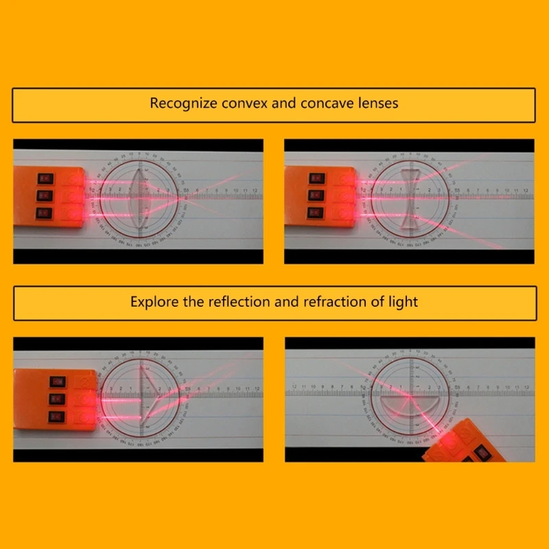 Physical Optical Teaching Science Experiment Optical Lens Pinhole Imaging Optics Equipment Tools Physics Lab Set