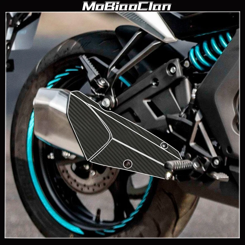 For CFMOTO 400GT Motorcycle 3D carbon fiber protective sticker body waterproof decorative modification accessories ﻿