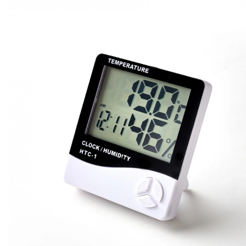 Cyfrowy termometr Higrometr Wewnętrzna stacja pogodowa do domu Mini termometr pokojowy Monitor temperatury i wilgotności