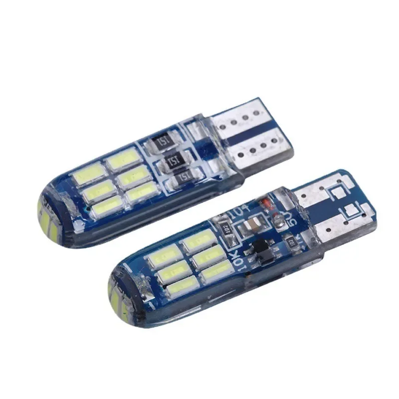 

10Pcs T10 W5W 4014 15smd LED Canbus No Error Car Clearance Light Auto License Plate Light