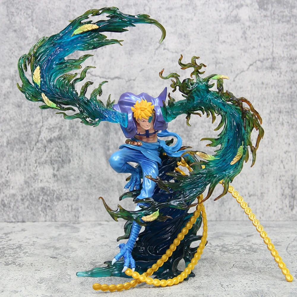 

Anime One Piece Marco GK Fly PVC Action Figure Collectible Model Doll Toy 33CM