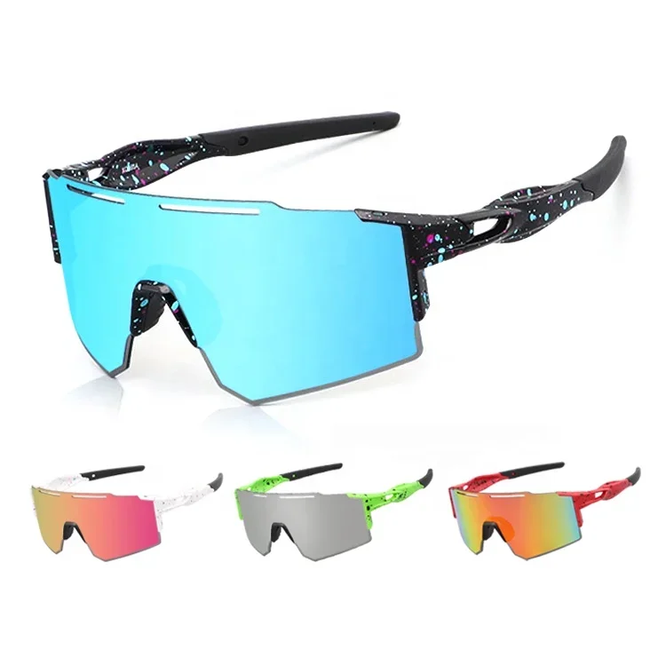 

Frameless biker glasses oversize fishing polarized bike sunglasses cycling sunglasses unisex sport sunglasses