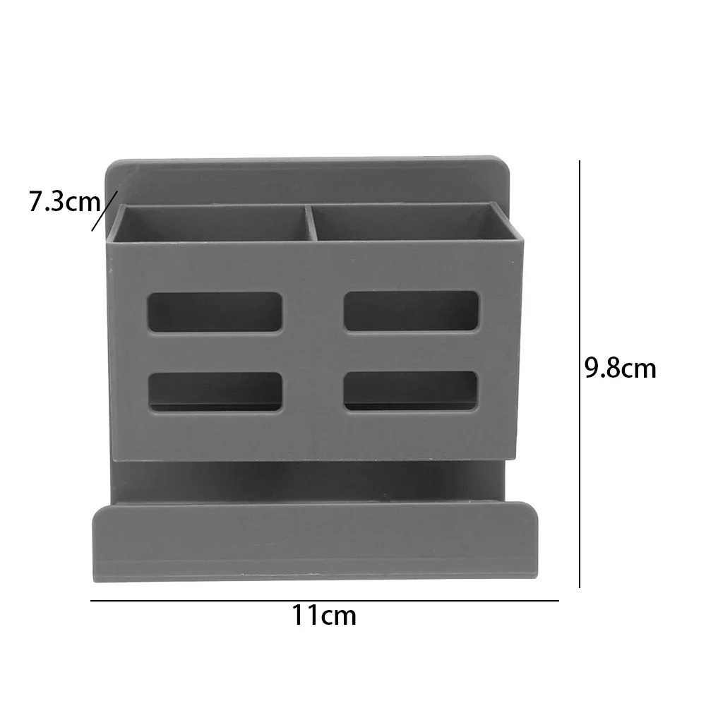 جديد حفرة خالية متعددة الوظائف مغسلة تخزين أنبوب الحمام فرشاة الأسنان الحلاقة تخزين الرف لوازم الحمام الحائط #6