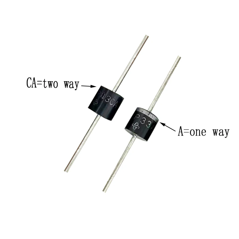 10PCS R-6 TVS Diode 5KP8.5A 5KP8.5CA 5KP9.0A 5KP9.0CA 5KP10A 5KP10CA 5KP11A 5KP11CA 5KP12A 5KP12CA 5KP13A 5KP13CA