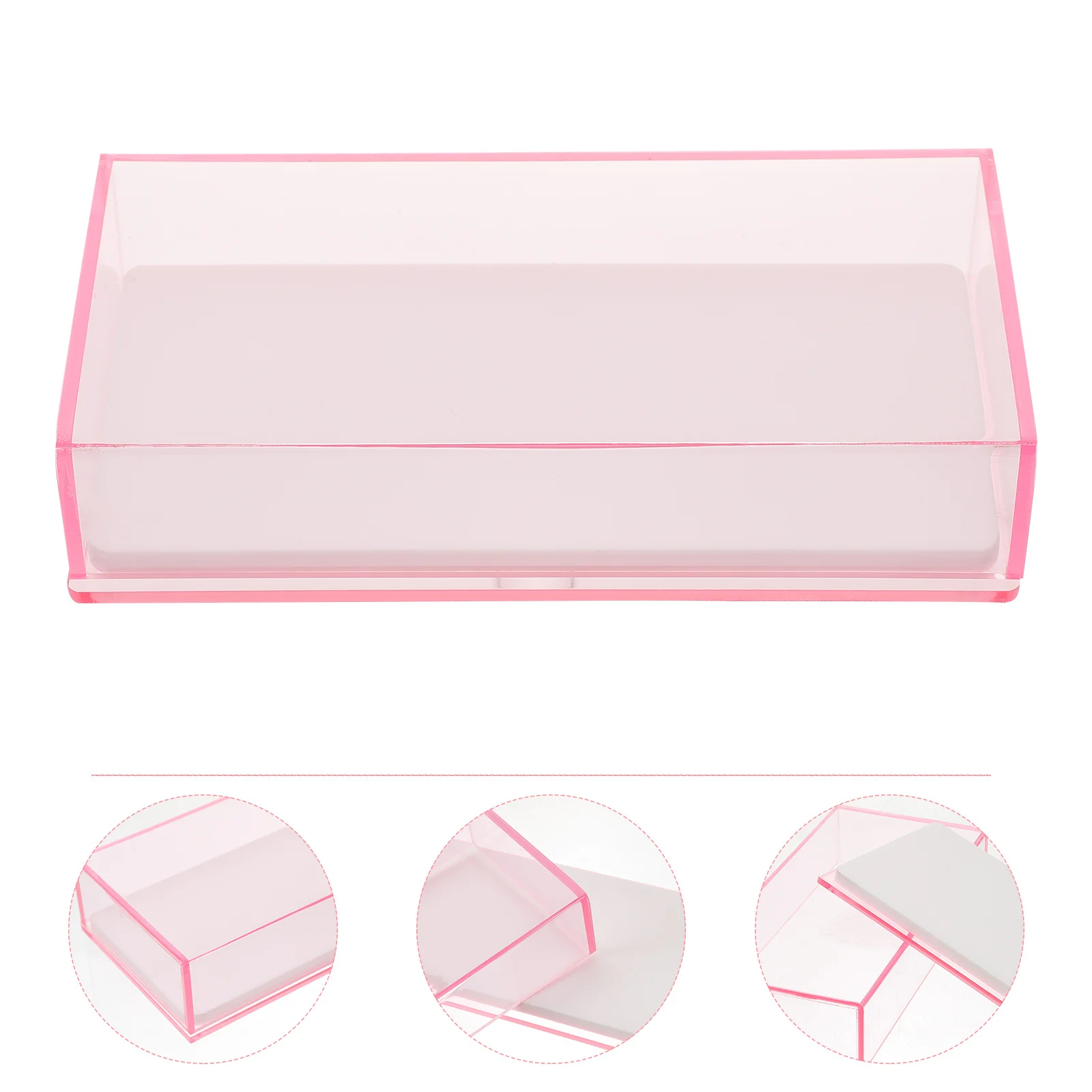 Eyelash Storage Box Fit for False Lashes Clean Environment Protection Clear Organizer Lash Travel Case
