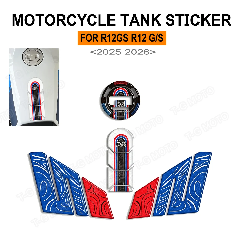 

For R12GS R12 G/S G S Off-Road Off Road Accessories Motorcycle Tank Pad Fuel Oil Protection Fairing Front Fender Stickers