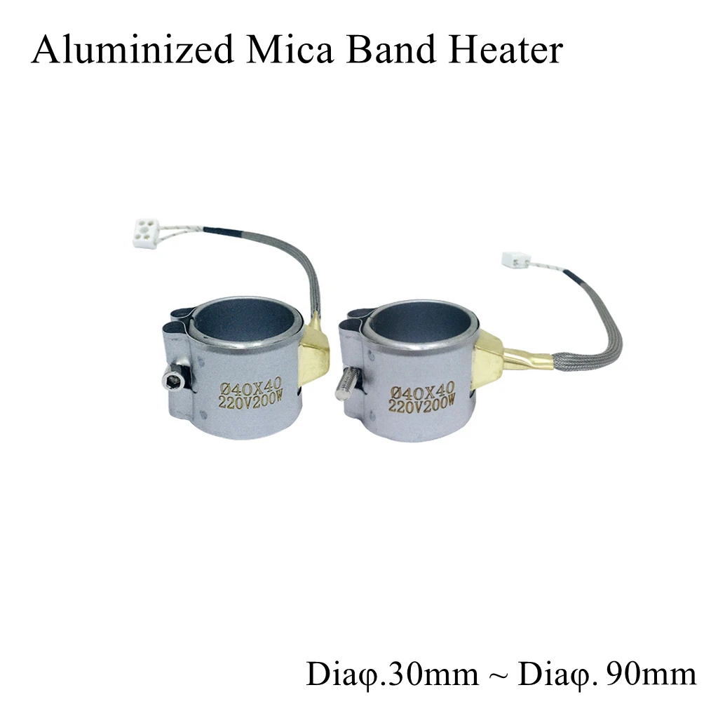 

Aluminum Plating Mica Band Coil Heater Electric Heating Ring Element Plastic Injection Molding Machine Mould Extruder Nozzle