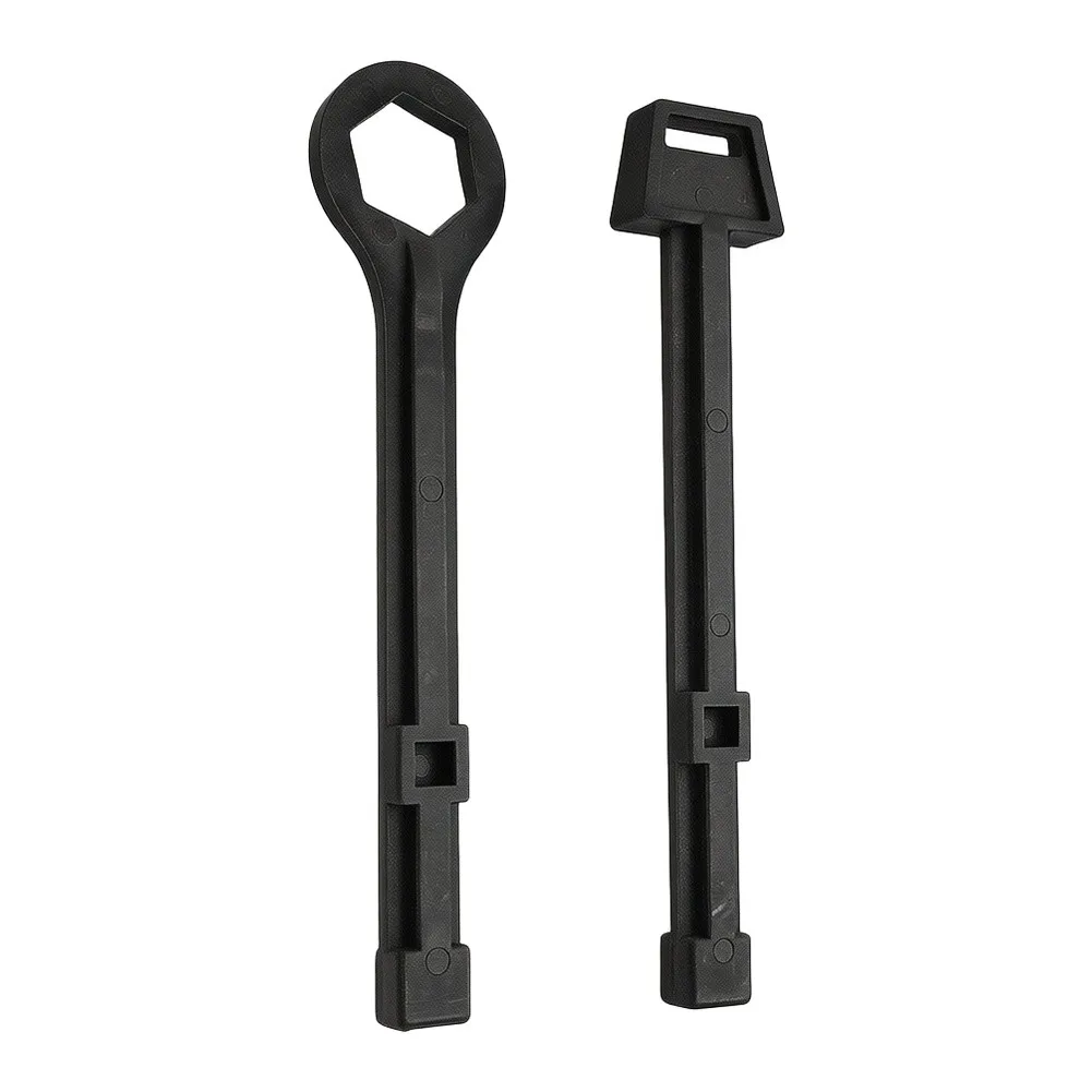 2pcs Boiler Fill Valve Key Plastic Refill Wrench Black Handle For Indoor Heating Maintenance Radiator And Heating System