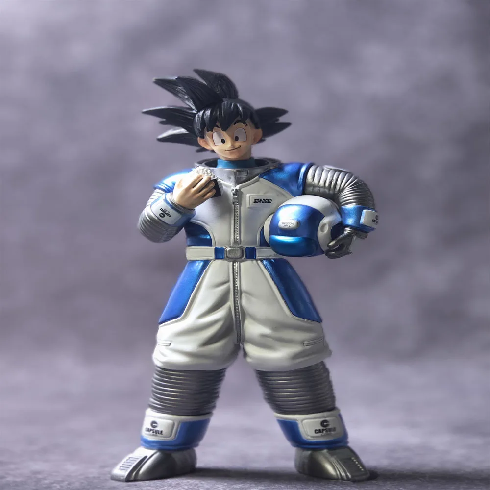 

23cm Dragon Ball Anime Figure Son Goku Space Suit Goku Figurine Pvc Collection Model Doll Statue Desk Decor Toy Gifts