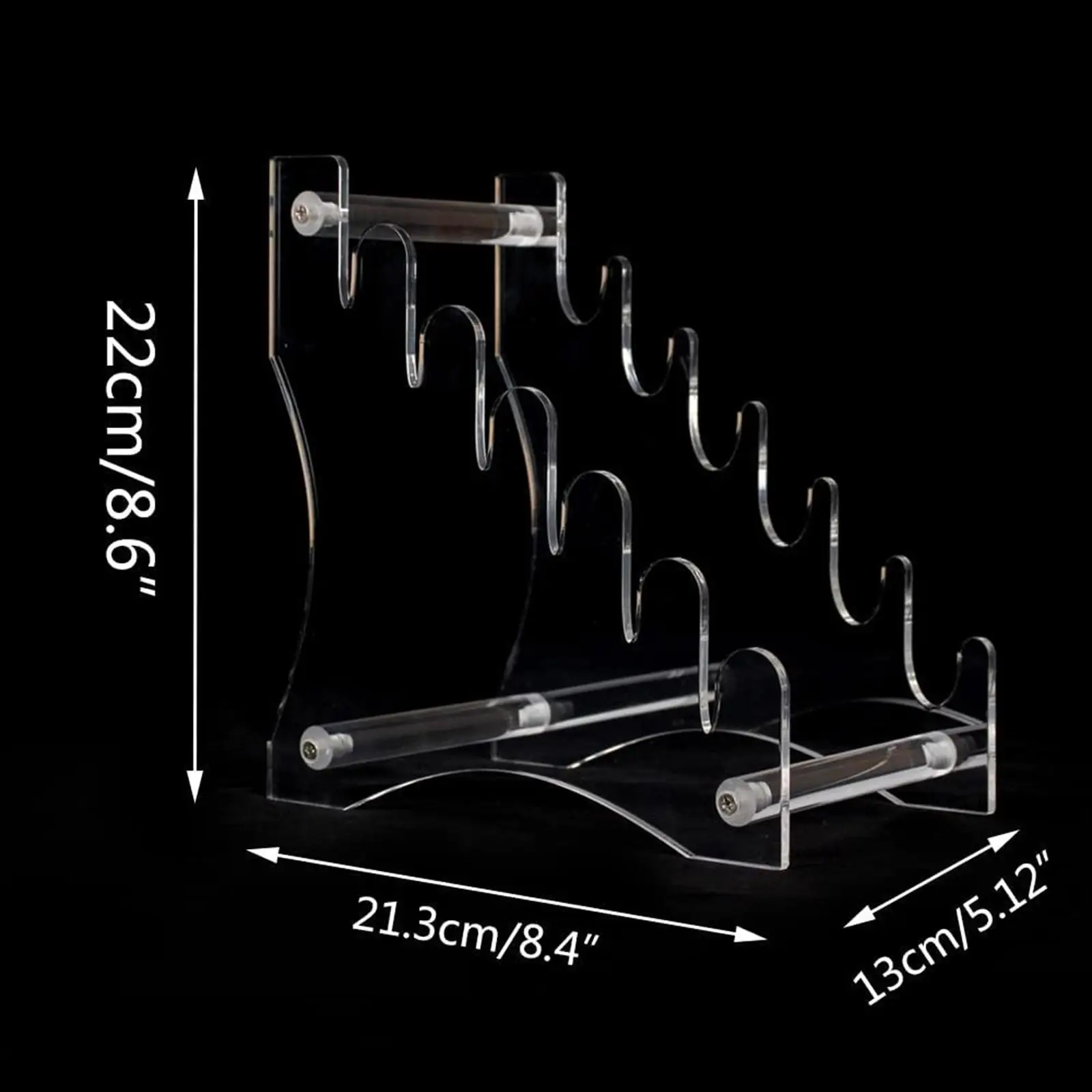 

Knife Tabletop Display Stand 21.3x13x22cm Bracket Shelf Clear for Outdoor Sports Enthusiasts Multifunctional Sturdy Accessories