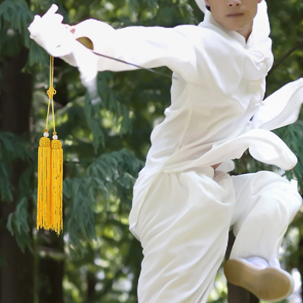 

2 Pcs Apparel Sword and Spike Martial Arts Supplies Fitness Cloth Chinese Decor
