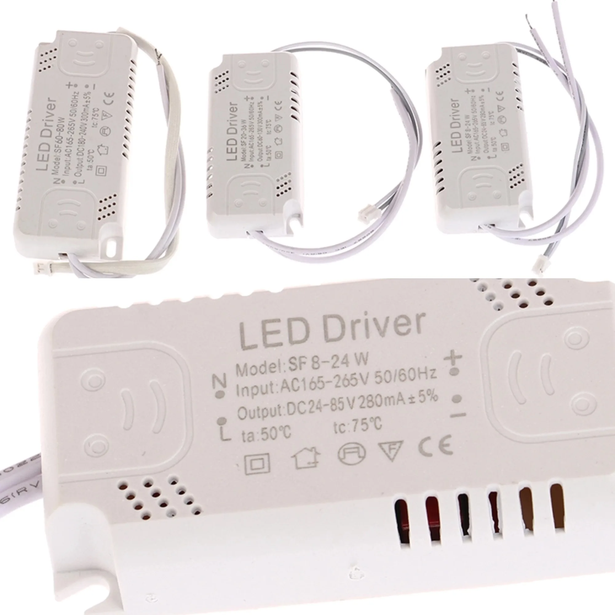 LED Driver 300mA Board 8-24W 20-36W 30-50W 36-60W 50-70W 60-80W LED Monochrome Power Supply Unit Lighting For Driver Led Light
