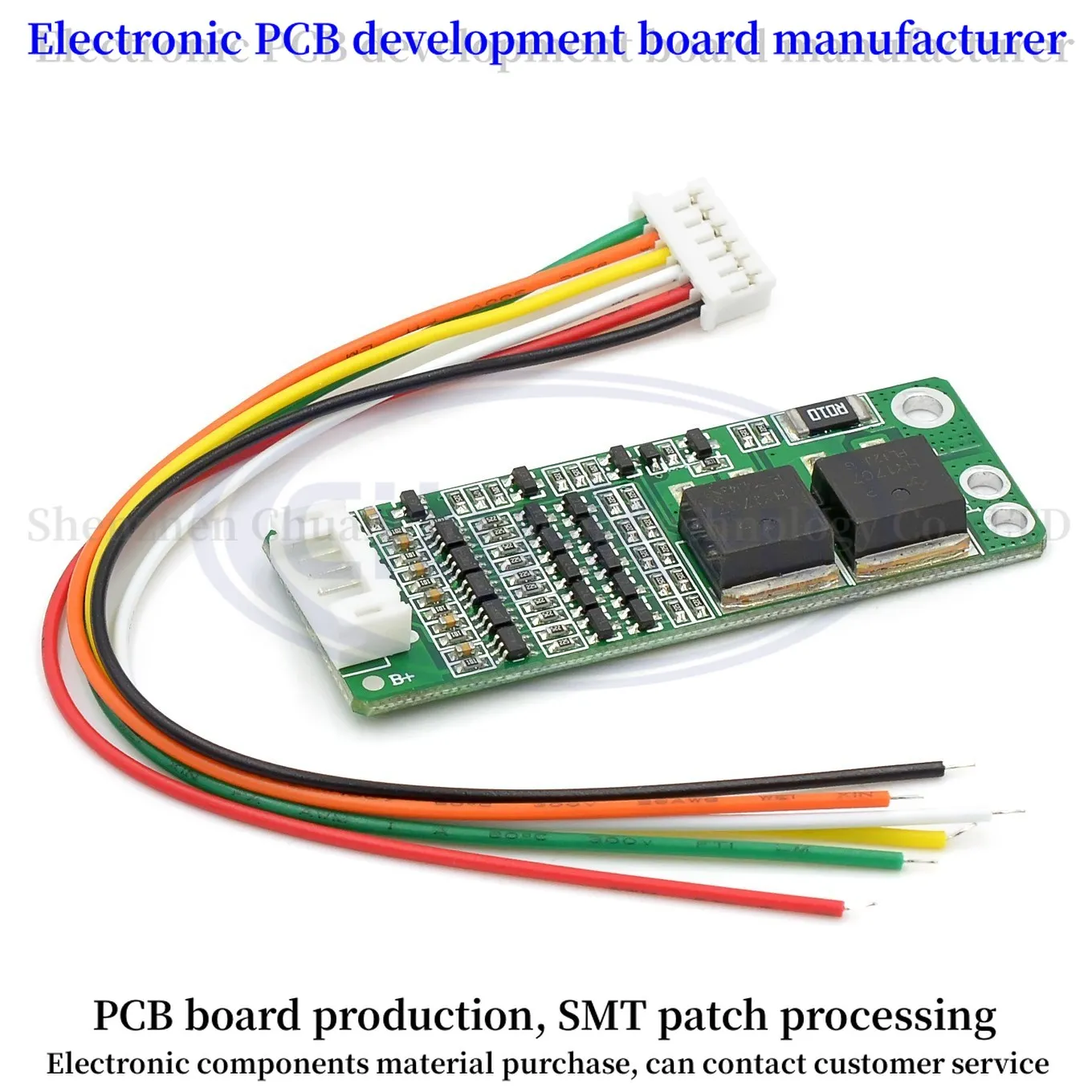 1PCS BAISHUN  5S 15A Li-ion Lithium Battery BMS 18650 Charger Protection Board 18V 21V Cell Protection Circuit