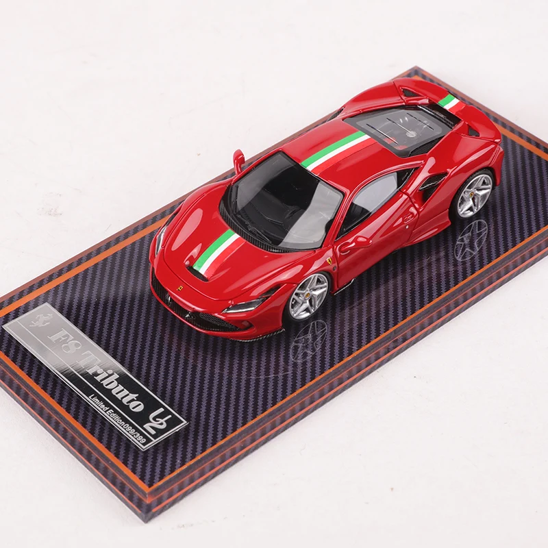 Diecast 1/64 Scale Ferrari Novitec F8 Resin Car Model Limited Edition Ferrari Car Model Collectible Toy Simulation Gift Display