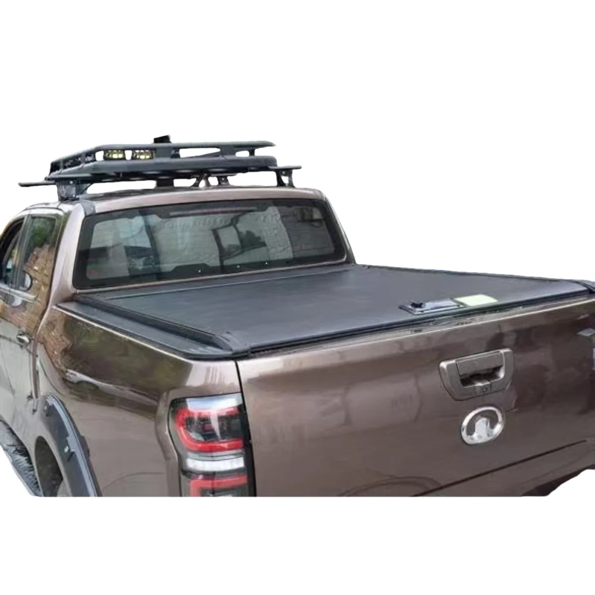 

High Quality Retractable Hard Truck Bed Cover Waterproof Aluminum Alloy Roller Lid Locking of the pickup truck