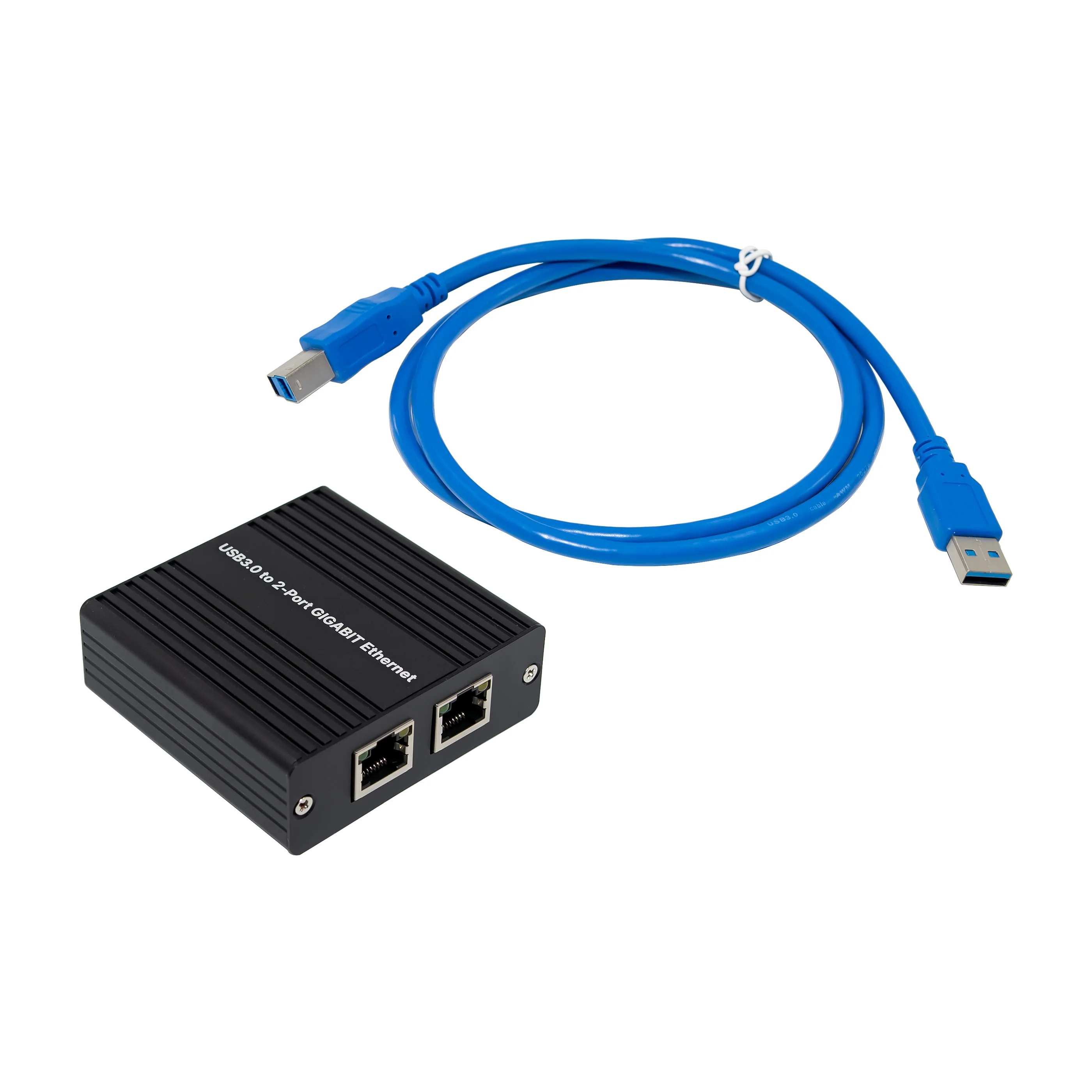 SUNWEIT منتج جديد ST7490 USB3.0 AX88179 محول شبكة جيجابت ثنائي المنفذ شرائح أصلية