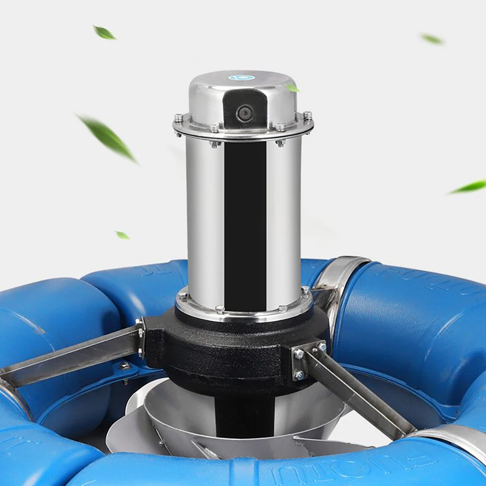 Aquaculture Machine Aerators 1HP 0.75KW 220V 380V Professional Fish Shrimp Pond Paddle Wheel Aerator