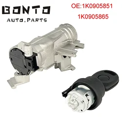 BONTO Ignition Starter Switch Steering Lock For VW Jetta Golf MK5 MK6 Eos A3 TT OEM:1K0905851 1K0905865 1K0905851B