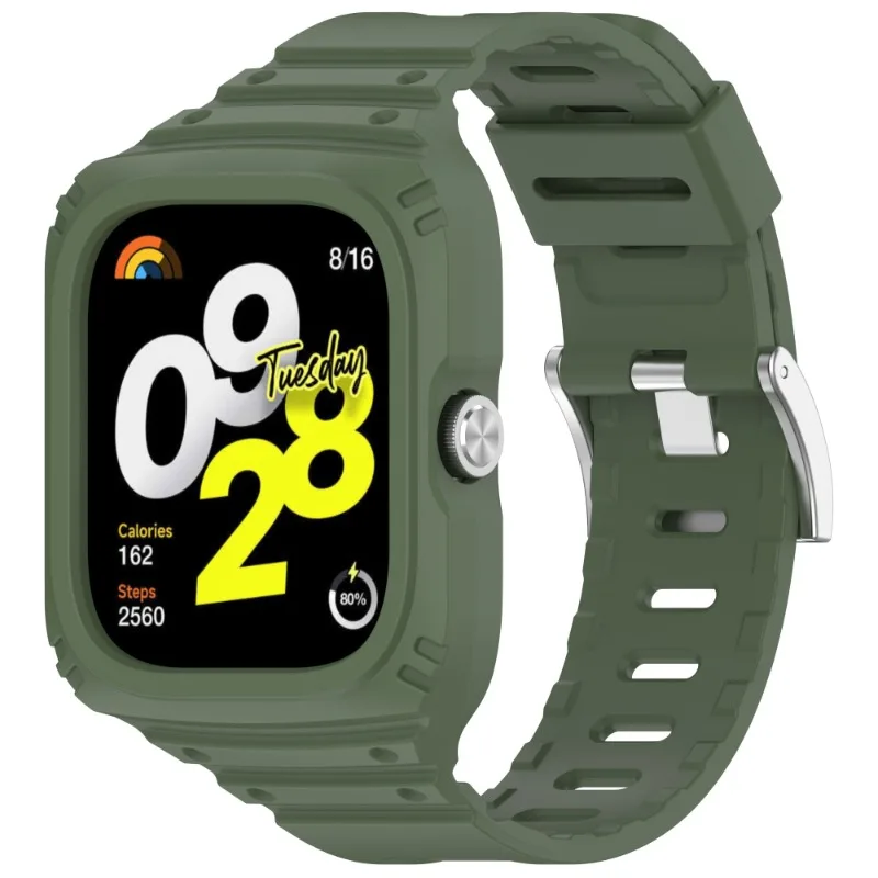 Band+Case for Redmi Watch 4 Sports Strap cover 2IN 1 for Redmi Smart Watch 4 soft Protector Shell Watch Replacement Accessories