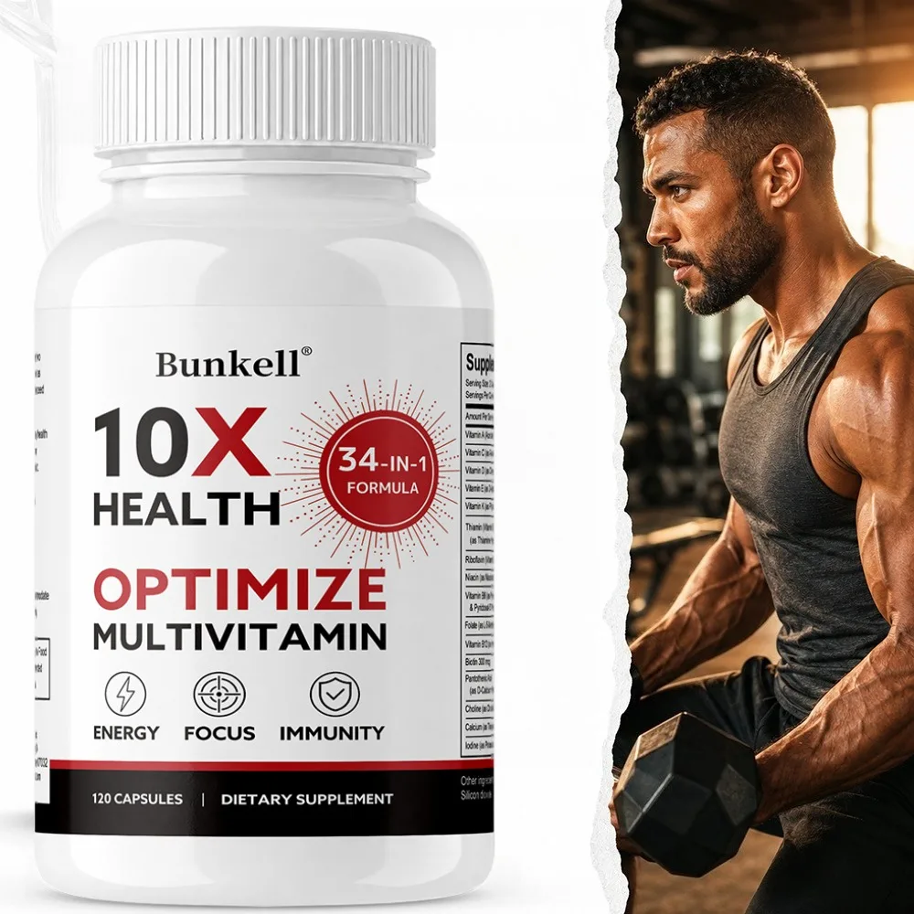 Complex Vitamins Multivitamin Capsules Mineral Complex Vitamins Cardiovascular Support Brain Immune Health and Energy