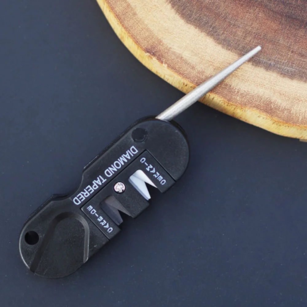 

Portable Whetstone 4 in 1 Mini Sharpener - Tungsten Carbide Steel Multi-function Sharpener Rod for Camp Outdoor Tool