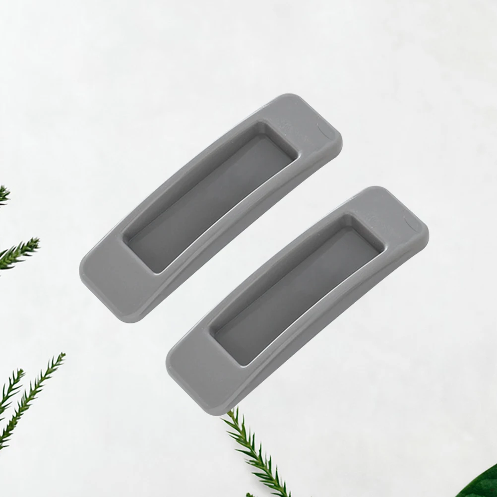 

2 set Glass Window Handle Sliding Door Wardrobe Cabinet Pull Strong Adhesive Non-Marking Easy Install Dark Green
