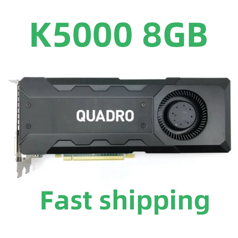 

Original Quadro K5200 8GB Professional Graphics Card for 3D Modeling and Rendering 4K HD Video Clip High Quality