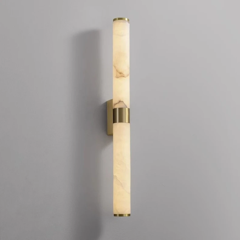 Spanish Natural Marble LED Wall Light Gold Copper
