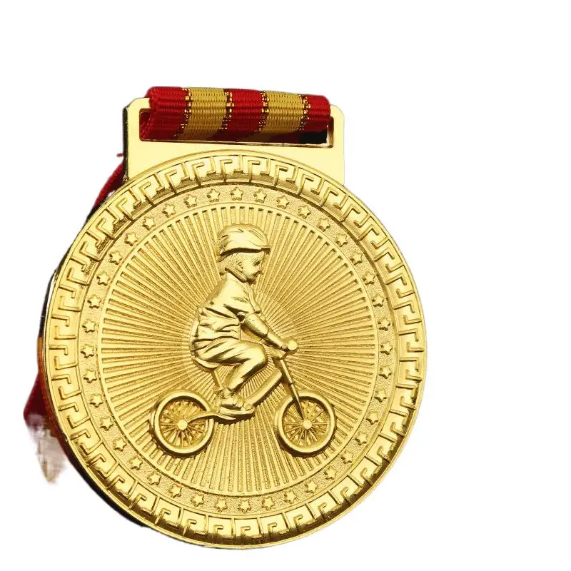 

Children's balance bike Metal medal School Children's Kindergarten Medal Making bike Commemorative award