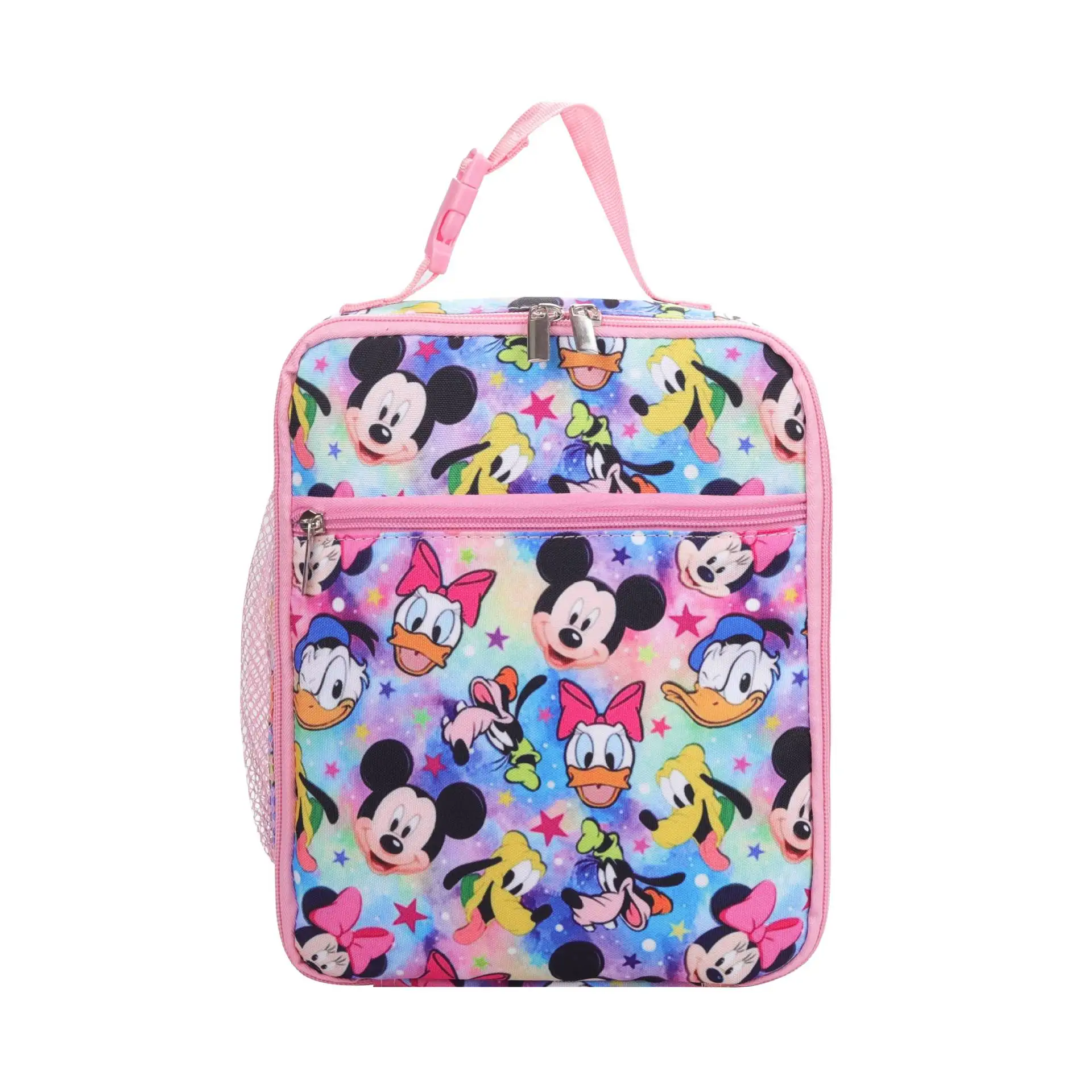 MINISO Disney Mickey Mitch Threepiece Backpack Elementary School Bag Children\'s Cartoon Backpack Anime Kawaii Cartoon School Bag