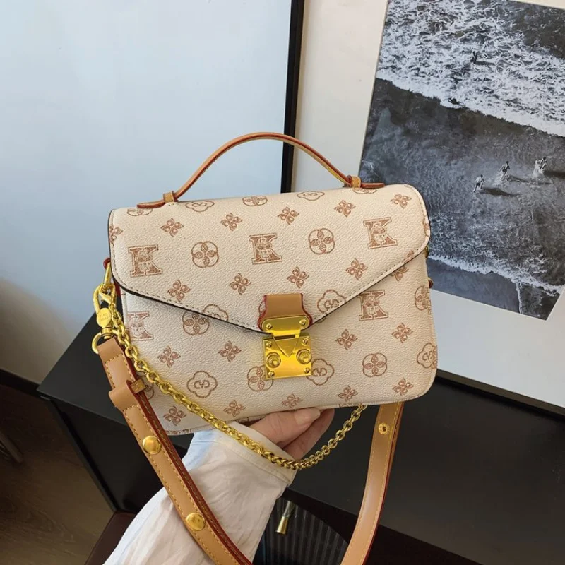 حقيبة يد نسائية مصنوعة من الجلد المنقوش الأوركيد تتميز بمظهر موناكو عالي الجودة وخفيف الوزن وناعم يوميًا