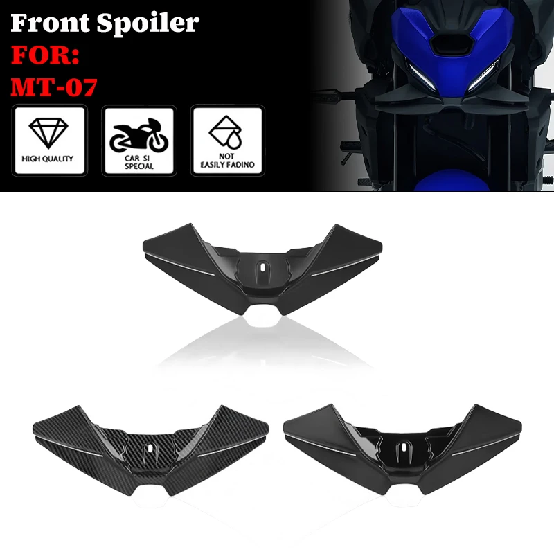 

MT-07 Front Spoiler For YAMAHA MT07 MT 07 2025 Front Lower Lip Wind Wing Aerodynamics Fairing Winglets Motorcycle Accessories