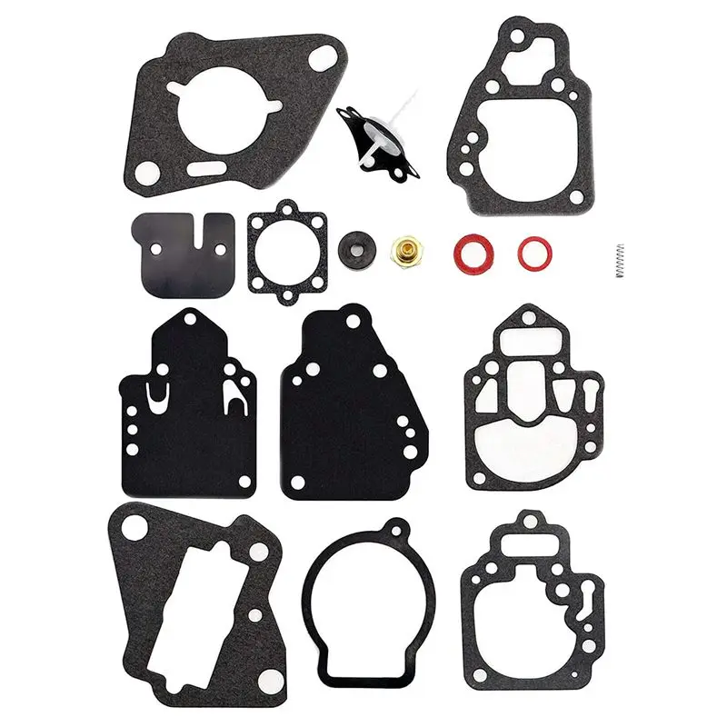 Compact 10X 1395-9761-1 Outboard Carburetor Repair Kit Repair Kit Outboard Parts For Mercury Outboards 6-25HP 2T