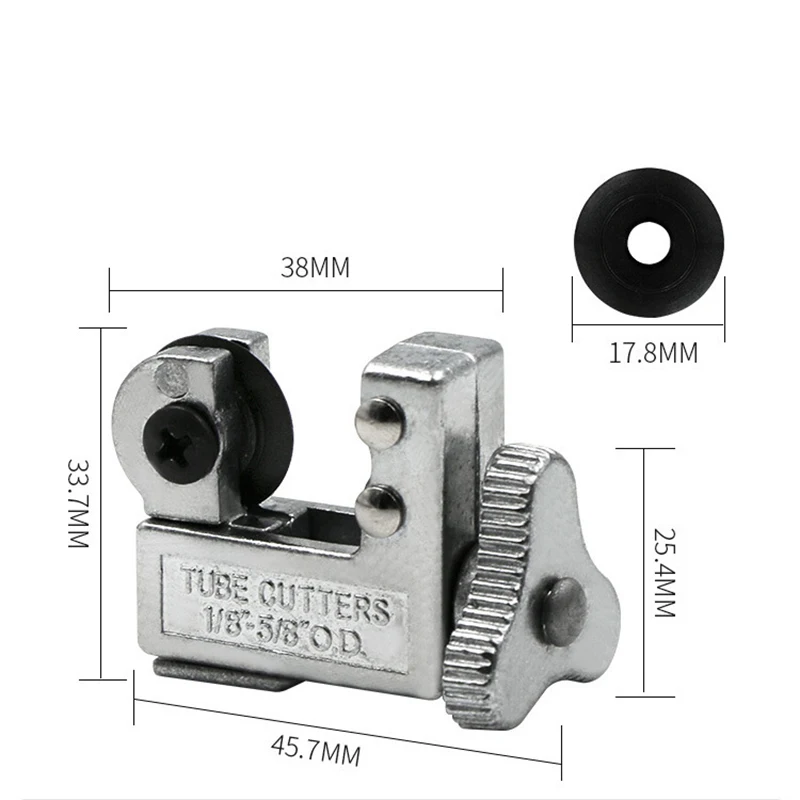 Mini Rohr Cutter Cutter Kupfer Messing Aluminium Edelstahl Rohre Schneiden Werkzeug Kälte Reparatur Werkzeug