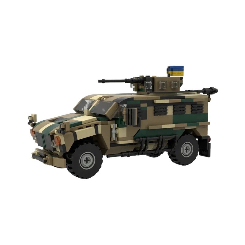 QWERT Military Armored Car Model MOC Building Bricks War Equipment Modular Technology Gifts Holiday Assemble Children Toys Suit
