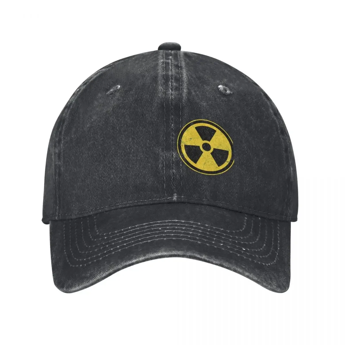 

Radioactive Symbol (distressed look) Baseball Cap derby hat Dropshipping Men Women's