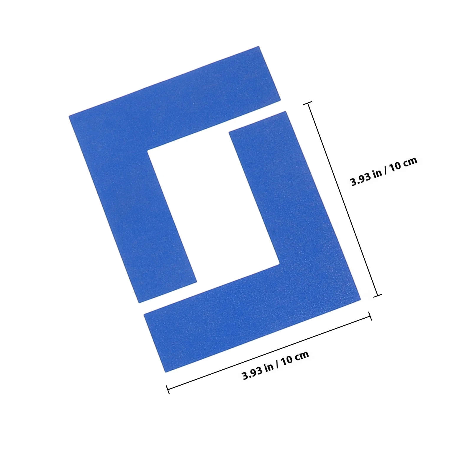 8 قطع من ملصقات تحديد المواقع الأرضية المضادة للانزلاق، شريط تحديد موقع متين عالي الوضوح، علامات أرضية على شكل حرف L #6