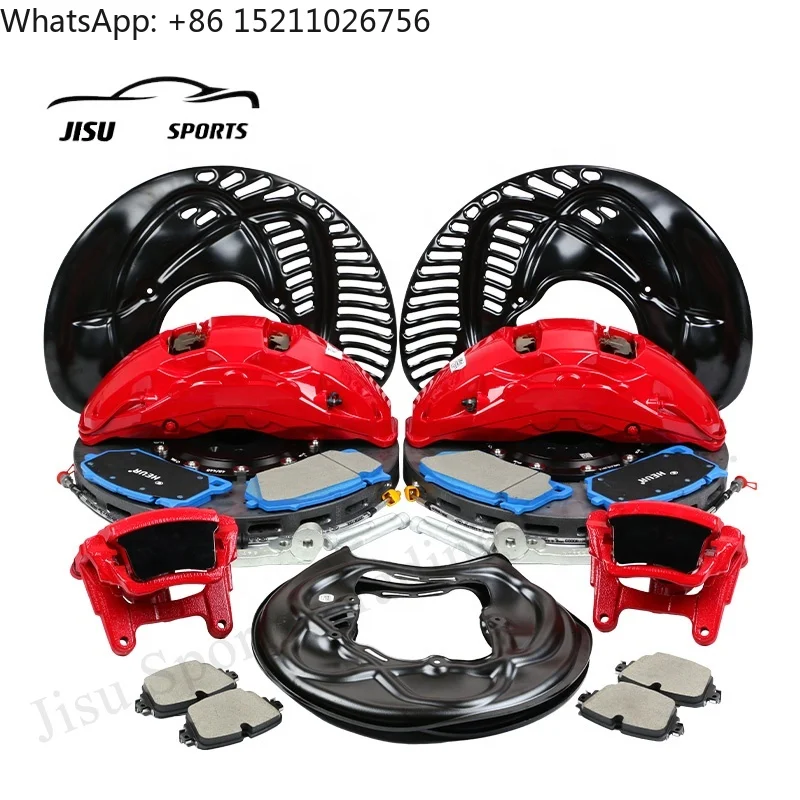 Full Set Front 10 Pot Brake Rear Single Pot Car Ceramic Brake Disc Rotor Kit 20inch 400mm for Audi A5 A6 A9 S8 2019 2018