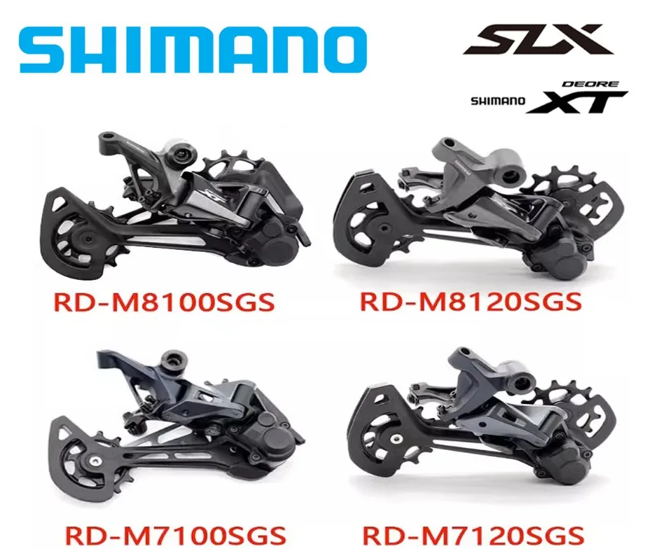 SHIMANO DEORE XT SLX RD  M7100 M7120 M8100 M8120 Rear Derailleur SHADOW SGS 1x12 2x12 Speed Mountain Bike Exchange MTB Bicycle