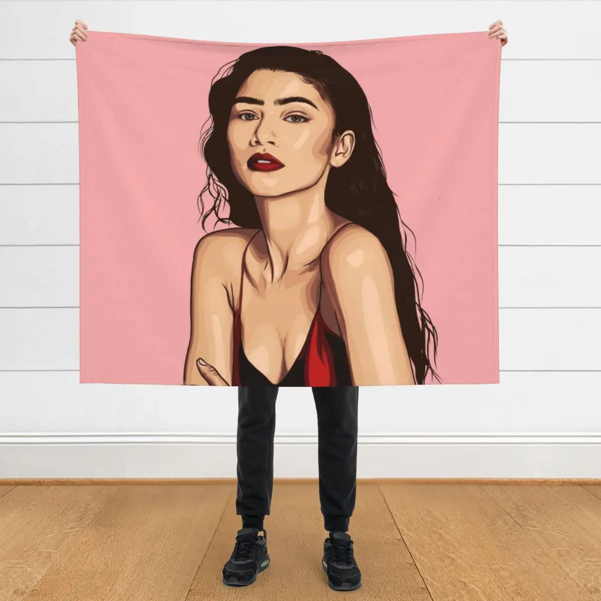 

zendaya Throw Blanket Single Hair Camping Blankets
