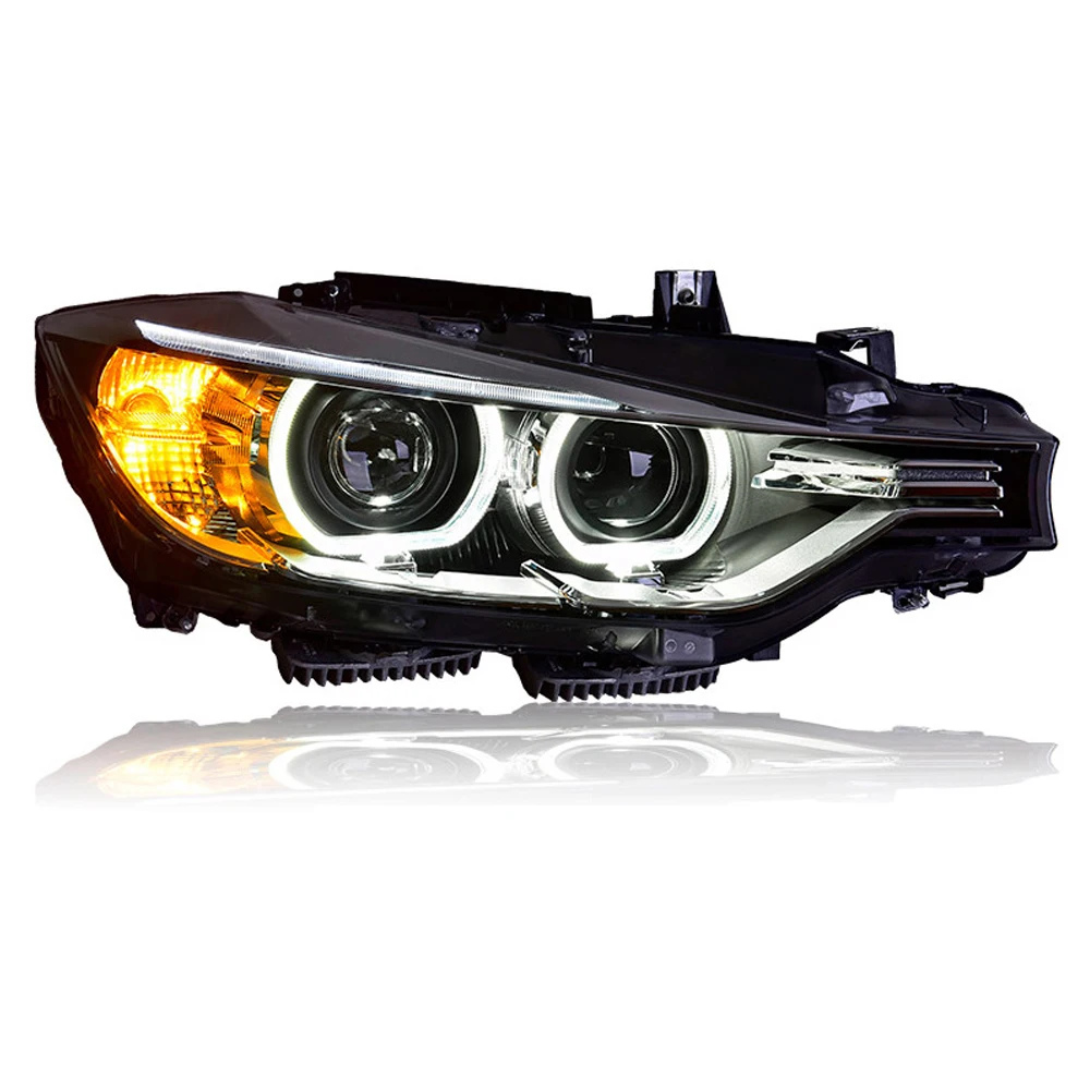 Car Accessories Head Lamp for BMW F30 F35 320i 328i 335i 3 Series 2013-2016 DRL Amber Turn Signal Lights