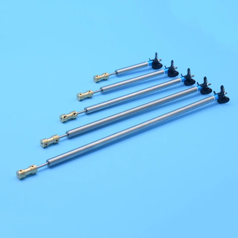 3mm RC Tekne Mili Balıkçı Gemisi Yedek Parçaları 3mm Tekne Mili Tahrik Mili + Kaplin + 3 Bıçaklı Pervane Rc Tekne